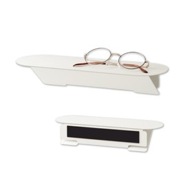 Kokuyo LSW-MGS300W Wall Mounted Magnetic Paper Shelf, White, For Rent