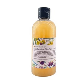 1 Bottle Super Sensitive Olive Body Wash (Fragrance Fee) 100% Natural SLS Free 250ml