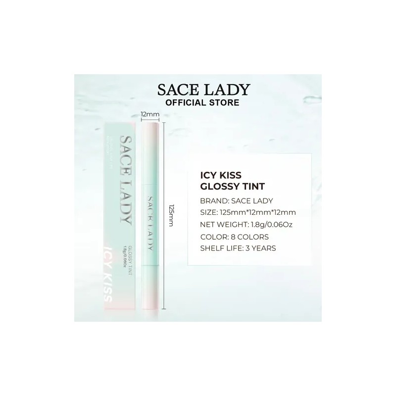 Sace Lady Ice-cool Labial Brillo Efecto Jugoso, No Pegajoso