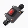 Daohaodeli 110V AC DPST On Off Outdoor Toggle Switch,IP65 Waterproof