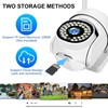 NiCola 2PCS Security Camera Outdoor, Wifi Home Security Camera,1080P, Color