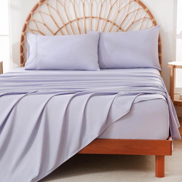 CIMVI King Size Sheet Set 4 Pieces Extra 15" Deep
