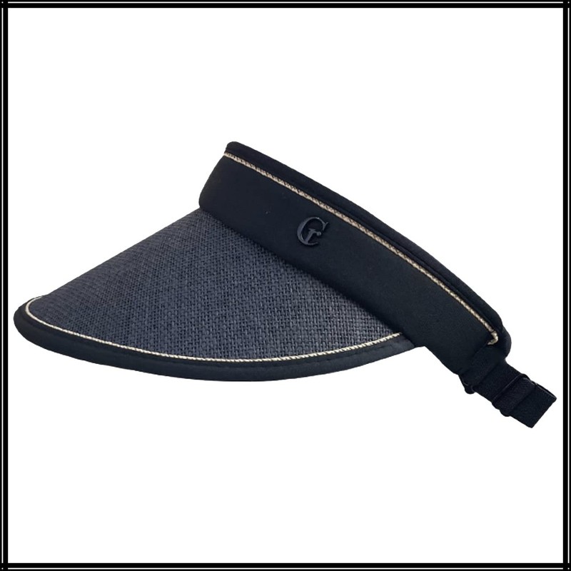 White Fang CA554 Women's Visor, Sun Visor, Plain, Hat, Foldable,