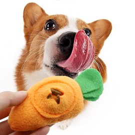 jeeone Radish Dog Toys Squeak Chewing Toys Teeth Cleaning Dog Supplies, Bite-Resistant Golden Retriever Teddy Pets, Dog Training, Sofa Damage Prevention, Radish Pet Toys