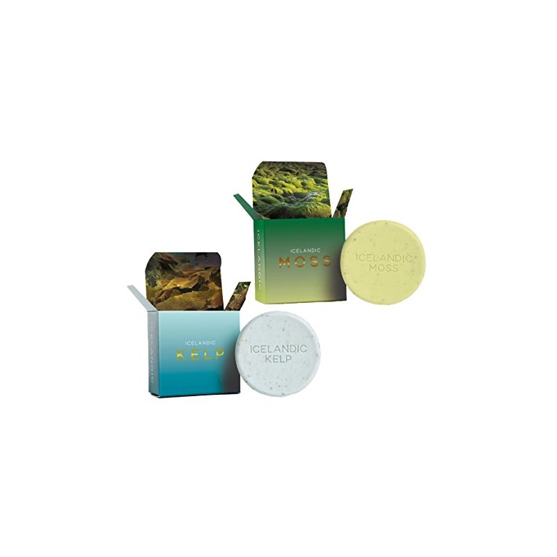 Organic Exfoliating Bars of Soap, Natural Ingredients, Assorted Scents, Icelandic