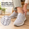 Elastic No-Tie Shoelaces with Button Lock – Stretch Round Laces