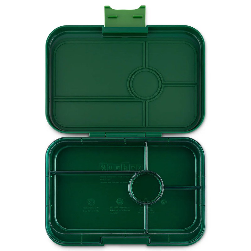 Yumbox Lunch Box Tapas 5 Compartment, Antibes Blue (Jungle)