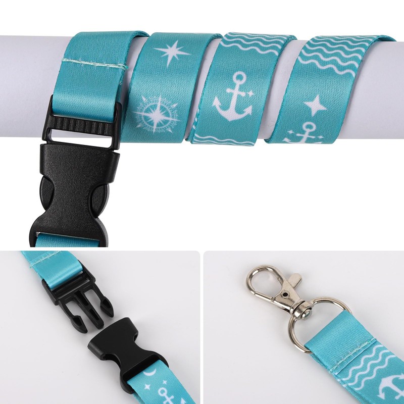 10 Pack Cruise Lanyard Durable Lanyard with Waterproof ID Badge