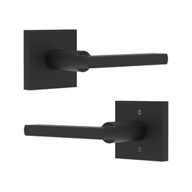 Aqara Entry Door Handle, Exterior Door Entry Handle with Door Lever, Reversible Lever Exterior for Front Entrance and Bedrooms, Non-Locking, Ideal for Modern Doors Smart Locks
