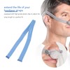 Nasal Pillow Headgear Strap Breathing Machine Mask Head Harness Replacement