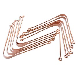 Pure Copper Tongue Cleaner Set of 12 by HealthGoodsInâ„¢
