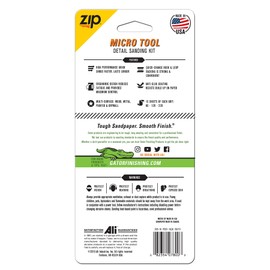 Gator MicroZip Sander Kit, Assorted Grits