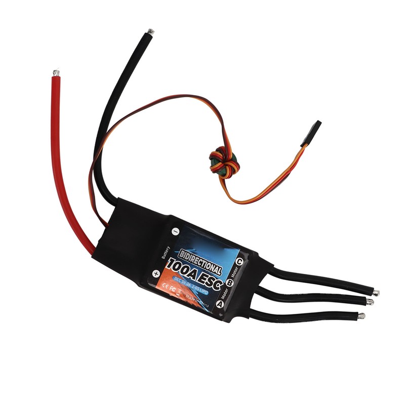 GTSKYTENRC Brushless ESC Bidirectional 100A 2‑6S BEC 3A 5V Electric