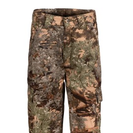 King's Camo KCK202 Kids Classic Design Cotton Regular Fit Six Pocket Hunting Cargo Pants, Desert Shadow, 10/12