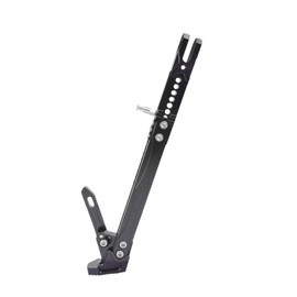 Motorcycle CNC Aluminum Kickstand Adjustable Foot Support For Scooter Electric Motor Motorbike Motocross Dit Pit Bike 260mm-300mm (black)