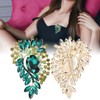 2Pcs Corsage Brooch Fashion Retro Exquisite Alloy Pins Applique Clothing