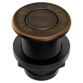 Moen Mediterranean Bronze Garbage Disposal Air Switch Coordinating Decorative Button, Decorative Button Only, Housing Required, AS-4201-BRB