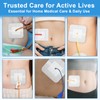 20-Pack Split Drain Adhesive Bandages for PD Catheter & Feeding