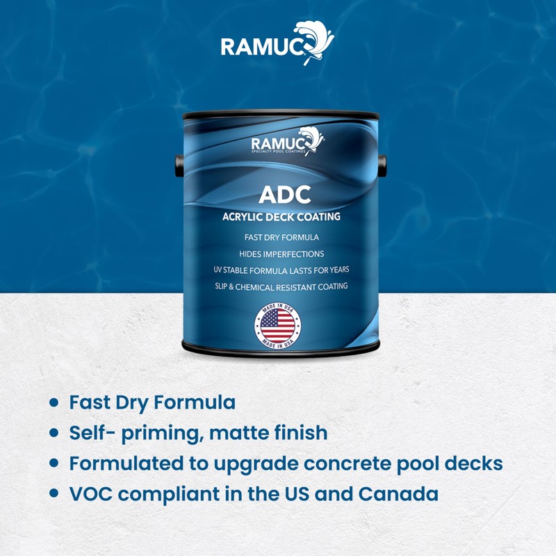 Discount Pool Mart Ramuc Acrylic Deck Coating Cayman Sand 1