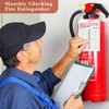 Chunful 101 Pieces Monthly Fire Extinguisher Inspection Tags 2026 to