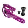 CDHPOWER 104 BCD 34T 170MM Mountain Bike Crankset, Purple