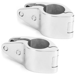 Bimini Top, Bimini Top Boat, Clamp Bimini 22 mm, Pack of 2 Bimini Top Jaw Slide Clamp Steel Boat Hardware Fitting for Inflatable Commercial Yachts, 25 mm Boat Deck Hardware Boating (22 mm)