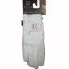 Ryda Bright White Ladies Dressage Competition Horse Riding Gloves (Medium)