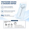 WARRIOR Sterilization Bags, Sterilization Bags, 200 Pieces, Autoclave Bags, Self