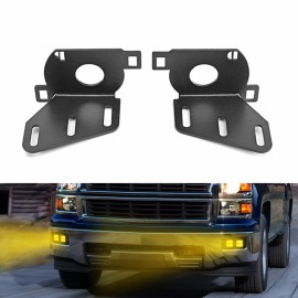 WEISEN 2PCS For Chevy Silverado 1500 2014-2015 Fog Light LEDPods Mounting Brackets