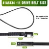 41A5434-11A Drive Belt 233 Inches for Garage Door Belt Replacement,