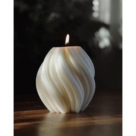 SENCCO Silicone Candle Molds, 3D Silicone Molds for Candle Making, Odorless, Colorless, BPA Free, Silicone Molds for Candle, Wax, Resin, soap, Clay, Chocolate etc