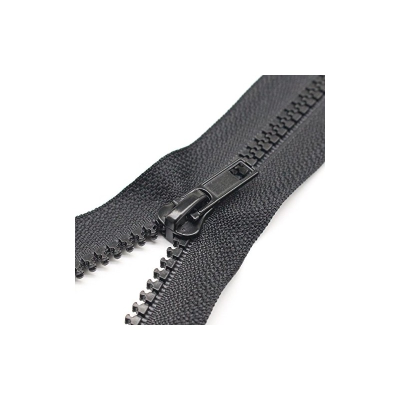 YaHoGa Pack of 2 100 cm Plastic Zip 5 mm