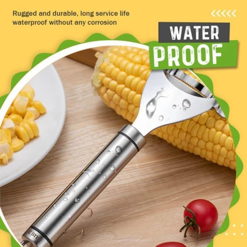 3Pcs Magic Corn Cutter Peeler, Corn Stripper Cob Stripper Tool,