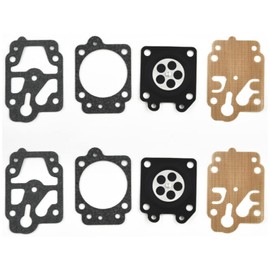 Walbro WYJ / WYL Series Diaphragm Set, 2 Set, 8 Pieces, For Repair, Lawn Trimmer, Carburetor Parts, Replacement Parts, Repair Kit, For Weed Trimmers and Grass Trimmers