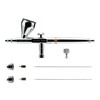 Gaahleri Airbrush Seeker, Dual-Action Gravity Feed with 6-Channel Quick-Release Nozzle,