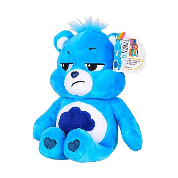 Care Bears Grumpy Bear Bean Plush, 9 inches , Blue