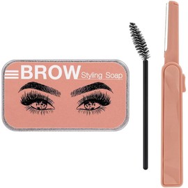 Kit de 3 Jabones para Cejas Incoloros Gel Fijador de Larga Duración que Crea Cejas Naturales y Voluminosas para Maquillaje Profesional