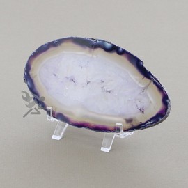 OnFireGuy (10) 3" Clear Mineral Fossil Coin Commemorative Slab Proof Set Display Stand Holder Easels