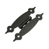 Light Western Hinge Eb Butterfly Type KWB – 12 Black 2 Pcs