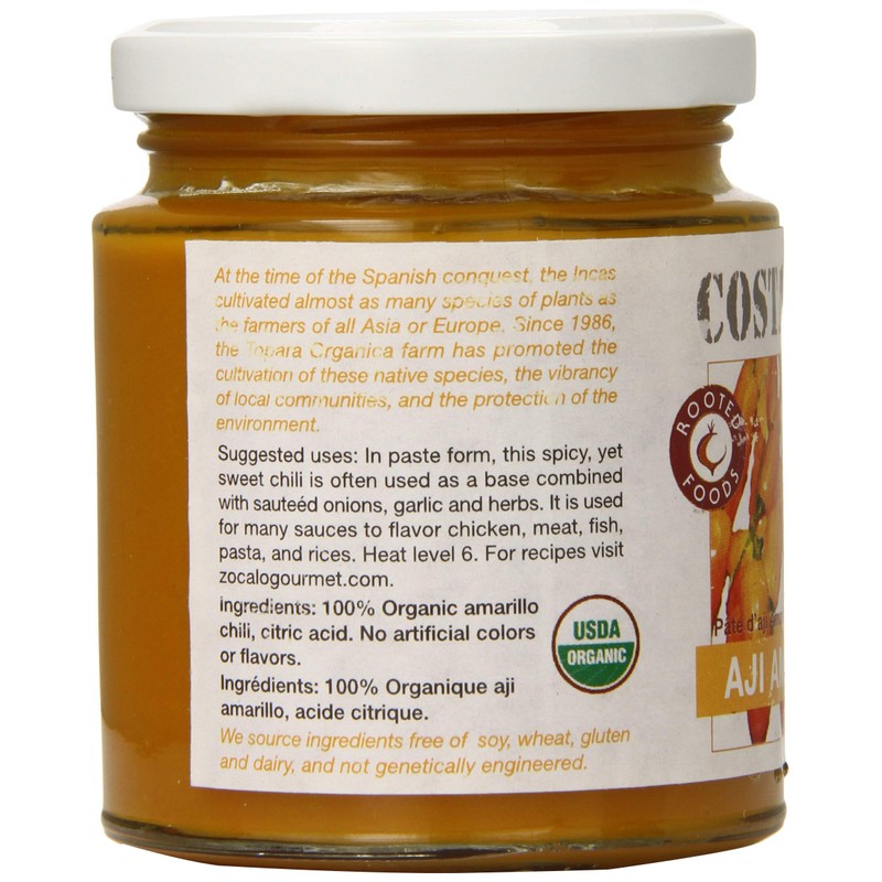 Zócalo Peru Organic Aji Panca Paste, 8 Ounce