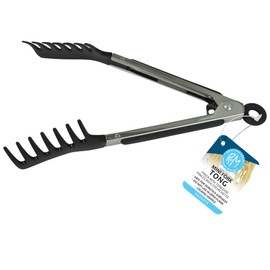 R&M International 96923 Mini 8" Fork Tong with Locking Handle