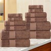 Superior Egypt Produced Giza Cotton 12 Piece Towel Set, Luxury