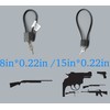 Lockforall Cable Gun Locks with Keys - Keyed Different 15"