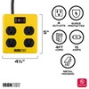 Iron Forge Cable 4 Outlet Heavy Duty Surge Protector Power