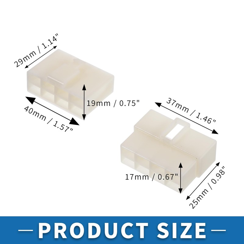 A ABSOPRO 8 Pin Car Electrical Wire Connector Plug Kits