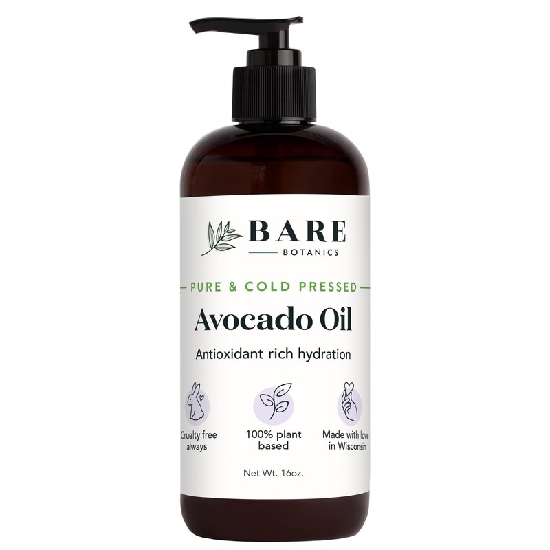 BARE BOTANICS Bare Botanics Pure Avocado Body Oil + Magnesium