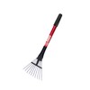 Bully Tools 92319 8" Shrub Rake. Short Fiberglass Handle.
