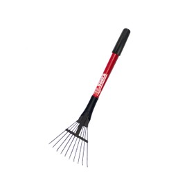 Bully Tools 92319 8" Shrub Rake. Short Fiberglass Handle.