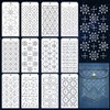 GOMAKERER 12 Sheets Sashiko Painting Stencils, 12 Styles Sashiko Quilting