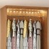 Stainless Steel Adjustable Closet Rod, No-Drill Installation, Heavy-Duty Hanging Bar